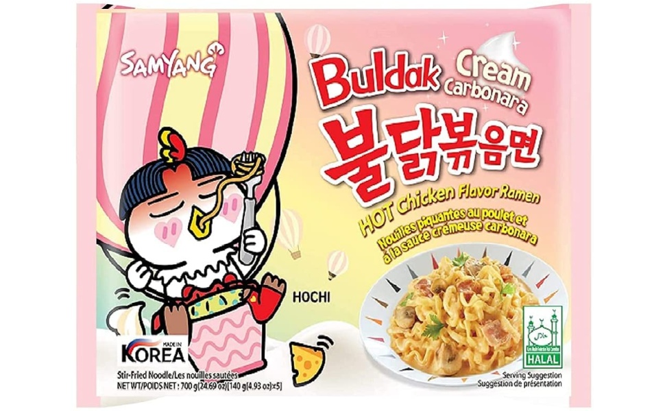 Samyang Buldak Cream Carbonara Hot Chicken Flavor Ramen (KOREA)