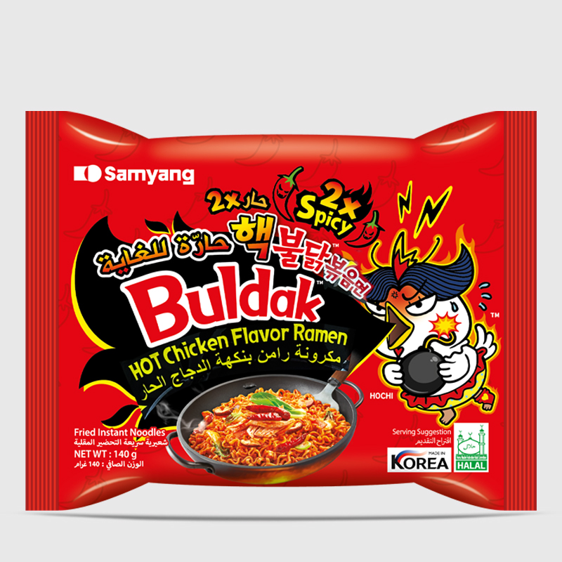 Samyang Buldak 2X Spicy Hot Chicken Flavor Ramen (KOREA)