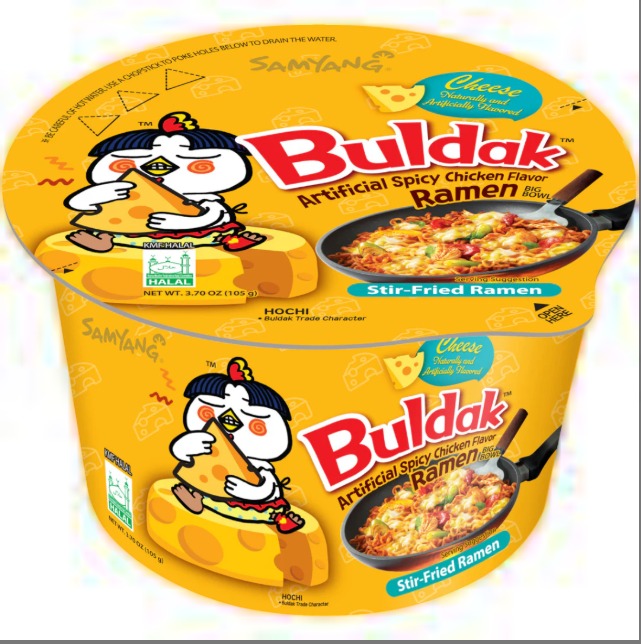 ( Big Bowl ) Hot Chicken Flavor Ramen Cheese  